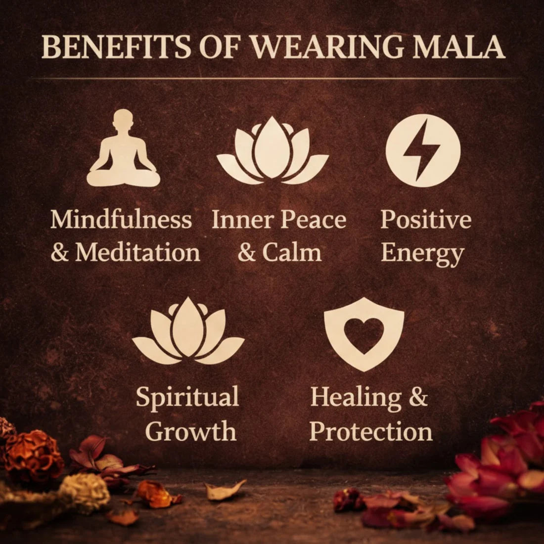 Karungali & Rudraksha Gold-Plated Divine Mala – Protection, Power & Positivity