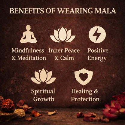 Karungali & Rudraksha Gold-Plated Divine Mala – Protection, Power & Positivity